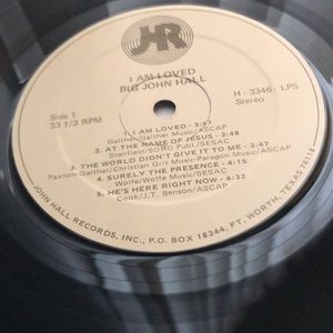 ***Free*** Big John Hall I Am Loved Vinyl Lp '77